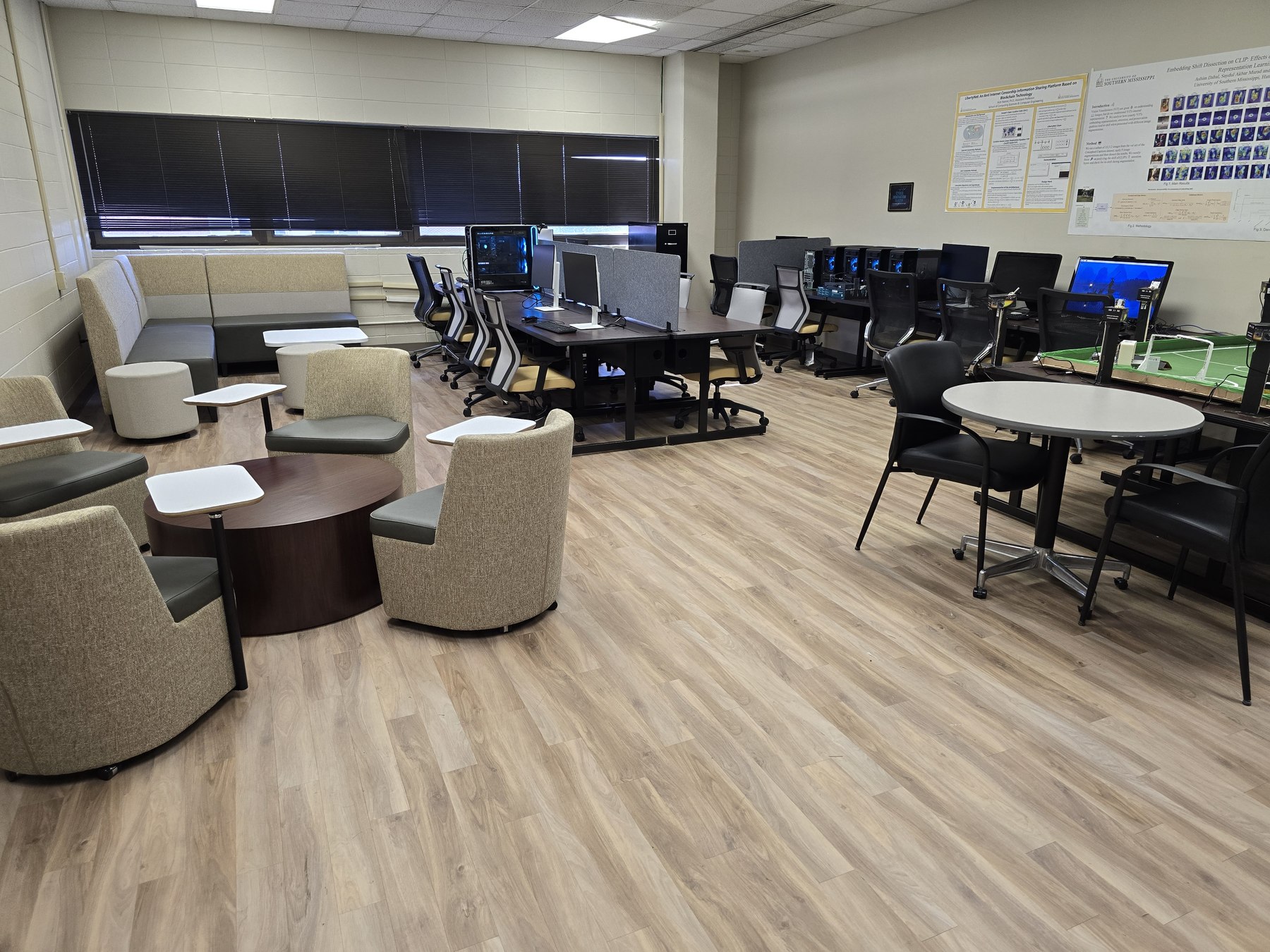 Workstations in the Cyber Innovation Lab